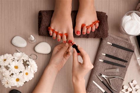 professional pedicure for feet.